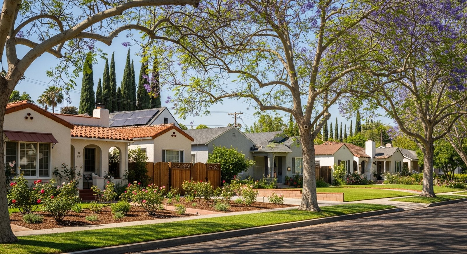 Residential real estate in Anaheim, Orange County