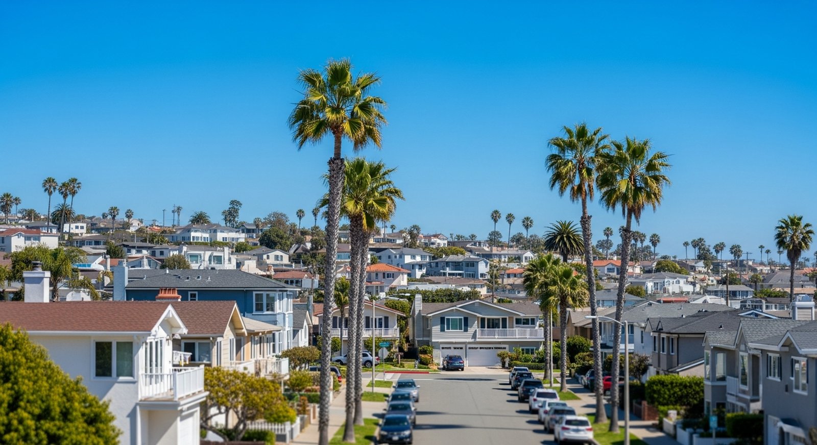 Residential real estate in Coronado, San Diego County
