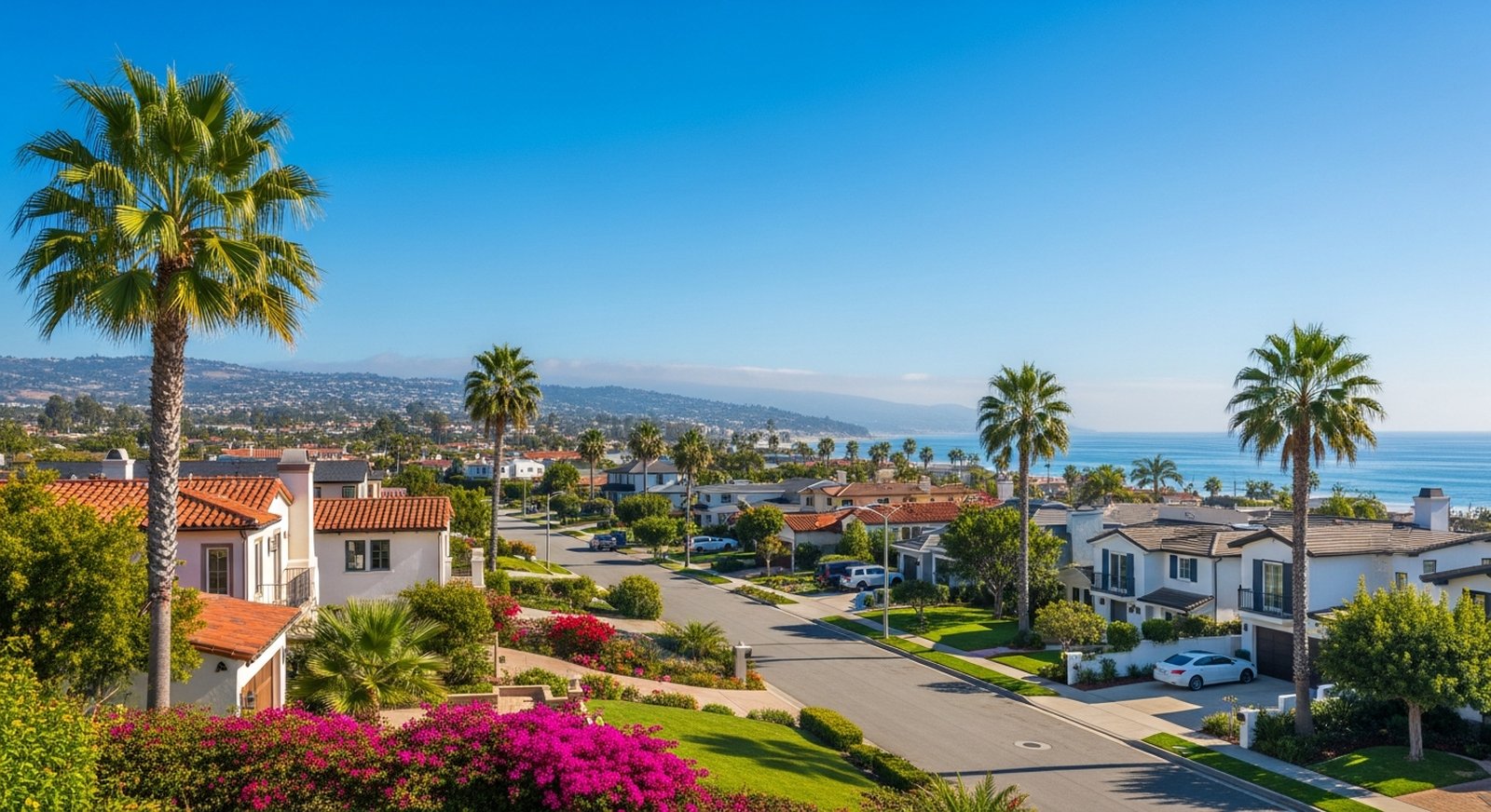 Residential real estate in Encinitas, San Diego County