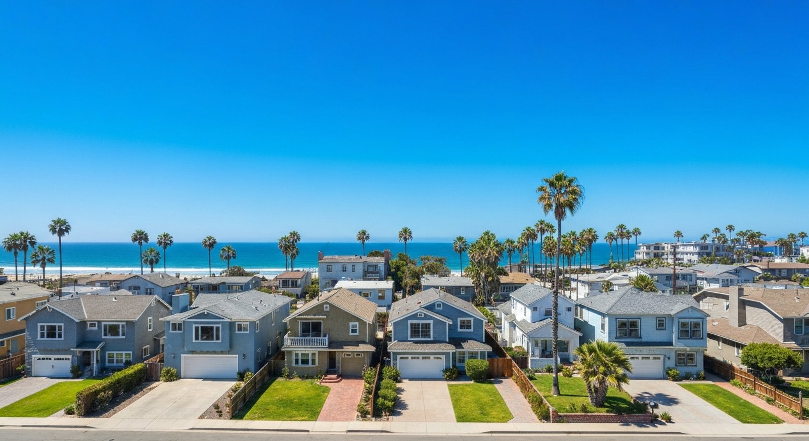 Residential real estate in Pacific Beach, San Diego County